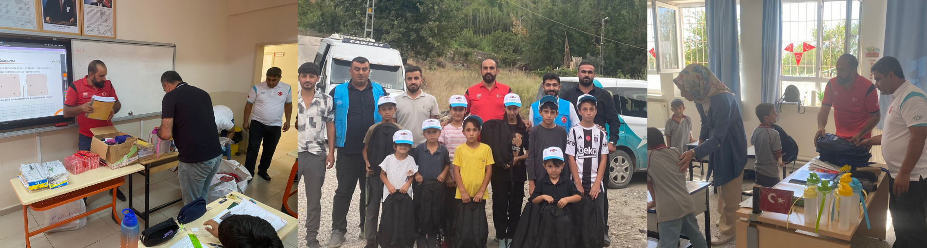 Malatya'da Kırtasiye Dağıtımı