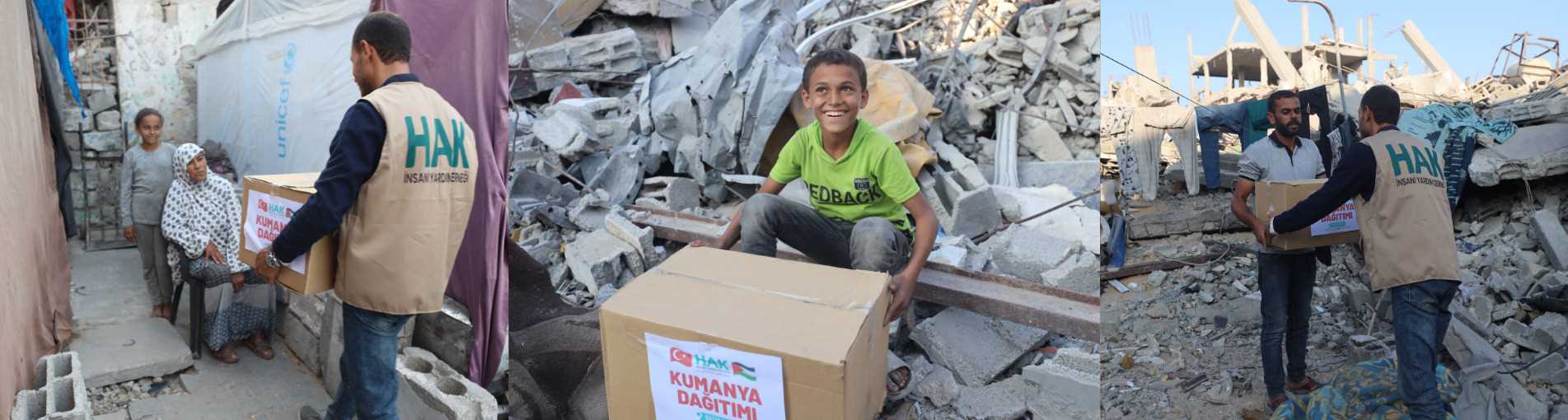 Gazze'de Kumanya Dağıtımı