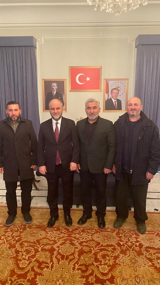 Şam'da Bulunan Büyükelçiliğimiz İle İnsani Yardım Görüşmesi Yapıldı 1