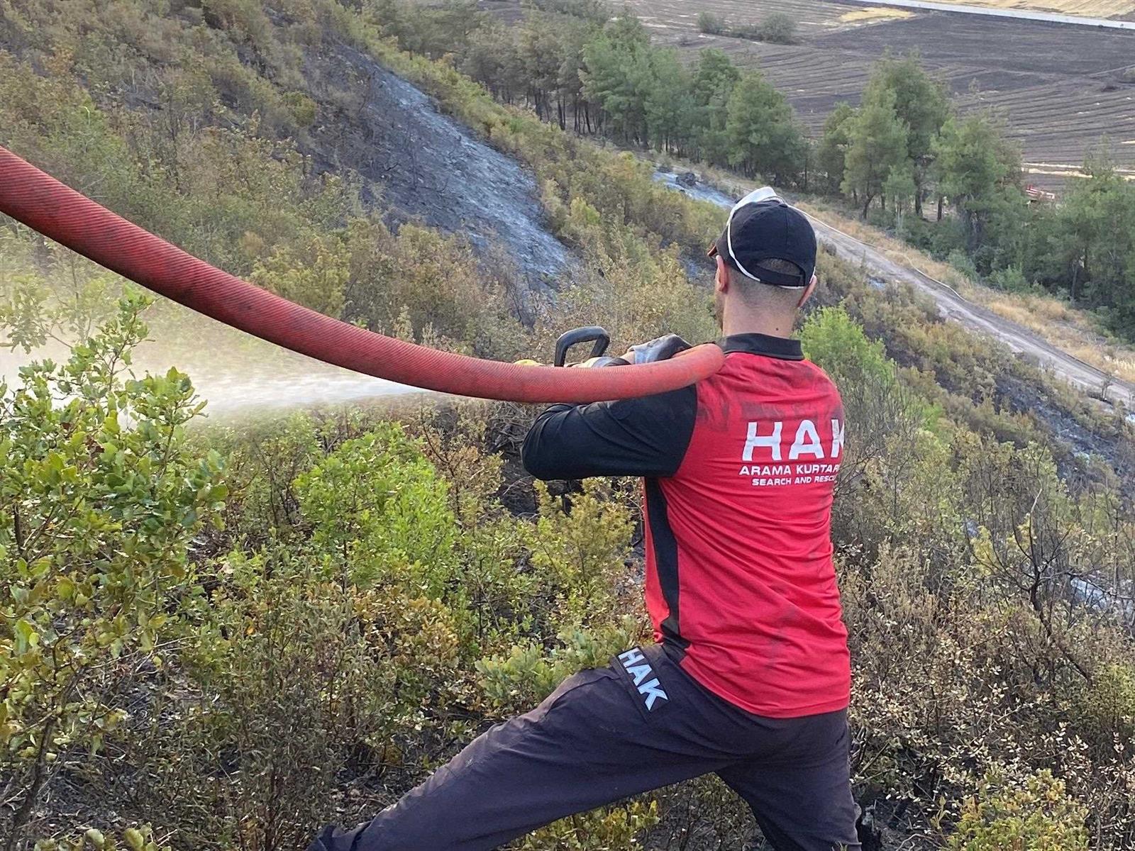 Bilecik'te Orman Yangınına Müdahale müdahale (9)