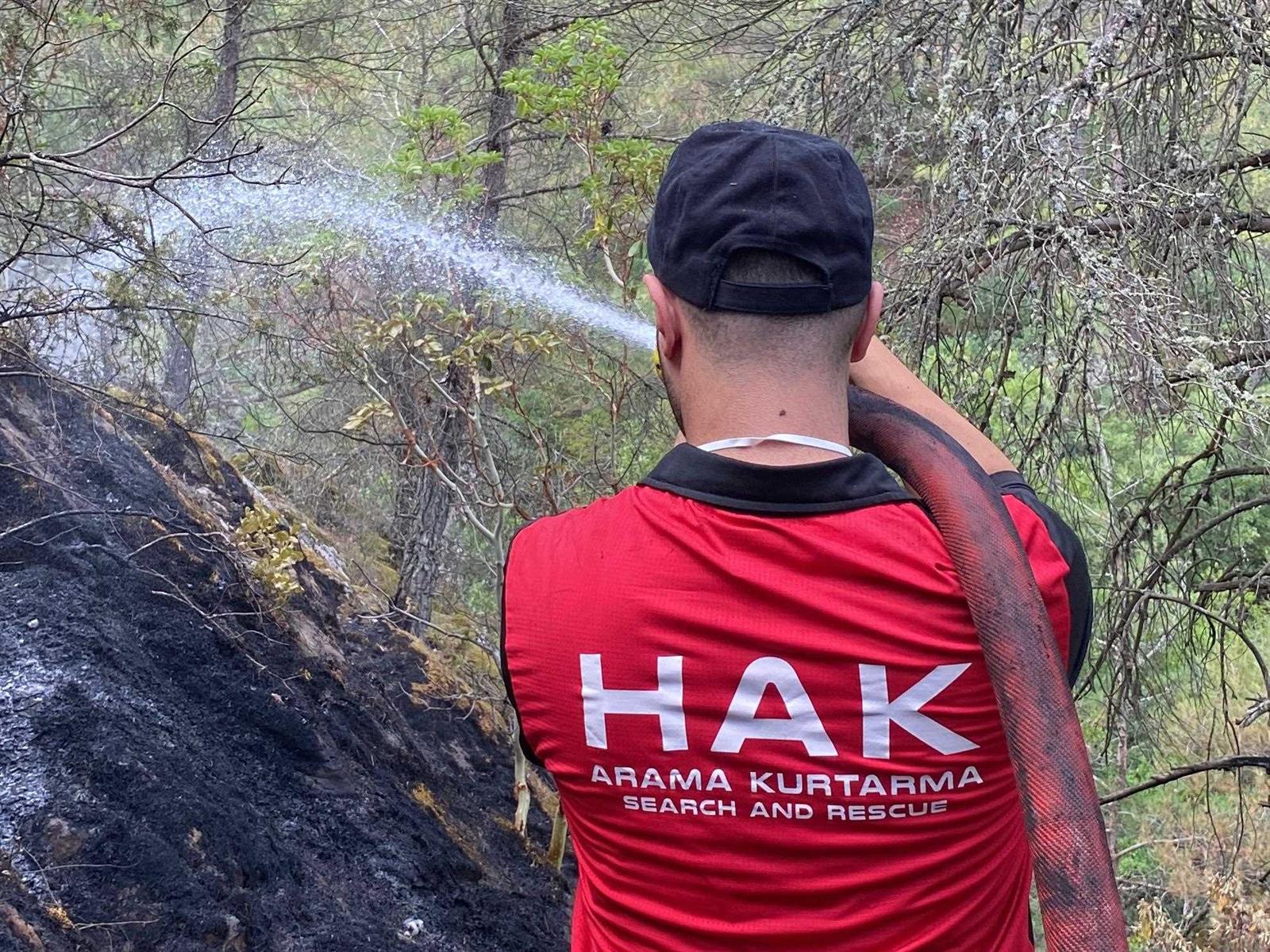 Bilecik'te Orman Yangınına Müdahale müdahale (11)